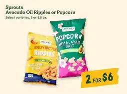 Sprouts Farmers Market Sprouts Avocado Oil Ripples or Popcorn offer