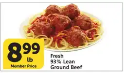 Vons Fresh 93% Lean Ground Beef offer