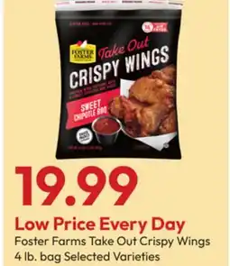 Stater Bros Foster Farms Take Out Crispy Wings offer