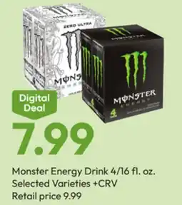 Stater Bros Monster Energy Drink offer