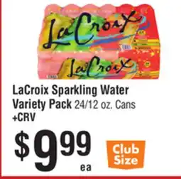 Smart & Final LaCroix Sparkling Water Variety Pack offer