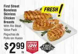 Smart & Final First Street Boneless Skinless Chicken Breasts offer