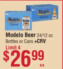 Smart & Final Modelo Beer offer