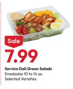 Stater Bros Service Deli Green Salads offer