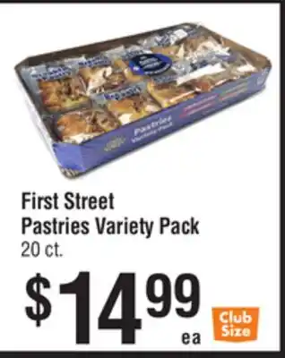 Smart & Final First Street Pastries Variety Pack offer