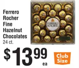 Smart & Final Ferrero Rocher Fine Hazelnut Chocolates offer