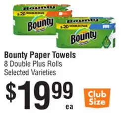 Smart & Final Bounty Paper Towels offer