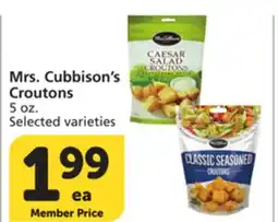 Vons Mrs. Cubbison's Croutons offer