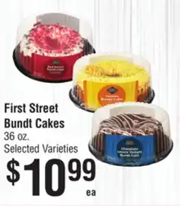 Smart & Final First Street Bundt Cakes offer