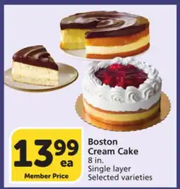 Vons Boston Cream Cake offer