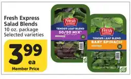 Vons Fresh Express Salad Blends offer