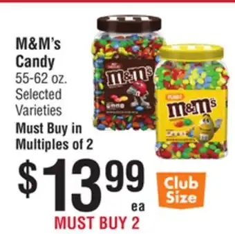 Smart & Final M&M's Candy offer