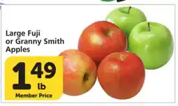 Vons Large Fuji or Granny Smith Apples offer