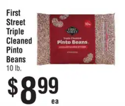 Smart & Final First Street Triple Cleaned Pinto Beans offer