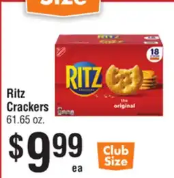 Smart & Final Ritz Crackers offer