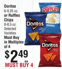 Smart & Final Doritos or Ruffles Chips offer