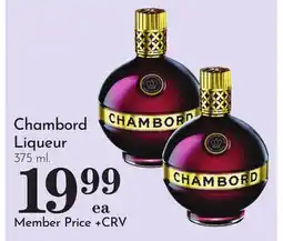 Pavilions Chambord Liqueur offer