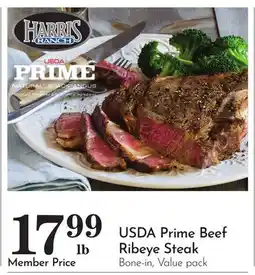 Pavilions USDA Prime Beef Ribeye Steak offer