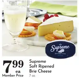 Pavilions Supreme Soft Ripened Brie Cheese offer