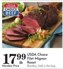 Pavilions USDA Choice Filet Mignon Roast offer