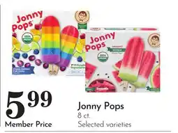 Pavilions Jonny Pops offer