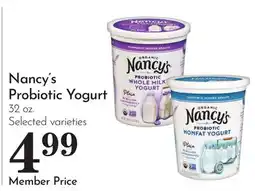 Pavilions Nancy's Probiotic Yogurt offer