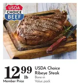 Pavilions USDA Choice Ribeye Steak offer