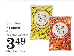 Pavilions Slim Kim Popcorn offer