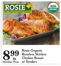 Pavilions Rosie Organic Boneless Skinless Chicken Breast or Tenders offer