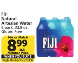 Albertsons FIJI Natural Artesian Water offer