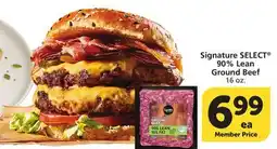 Albertsons Signature SELECT 90% Lean Ground Beef offer