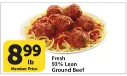 Albertsons Fresh 93% Lean Ground Beef offer