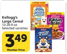 Albertsons Kellogg's Large Cereal offer