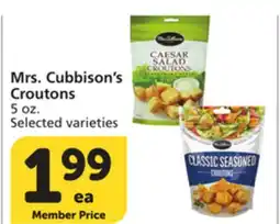 Albertsons Mrs. Cubbison's Croutons offer