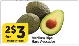 Albertsons Medium Ripe Hass Avocados offer