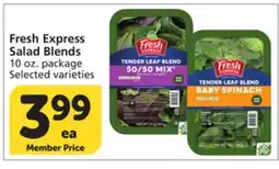 Albertsons Fresh Express Salad Blends offer