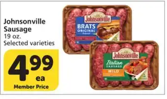 Albertsons Johnsonville Sausage offer