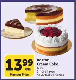 Albertsons Boston Cream Cake offer