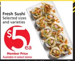 Albertsons Fresh Sushi offer