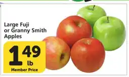 Albertsons Large Fuji or Granny Smith Apples offer