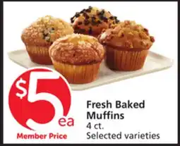 Albertsons Fresh Baked Muffins offer