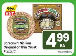 Tony’s Fresh Market Screamin' Sicilian Original or Thin Crust Pizza offer