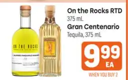 Tony’s Fresh Market On the Rocks RTD, 375 mL Gran Centenario Tequila offer