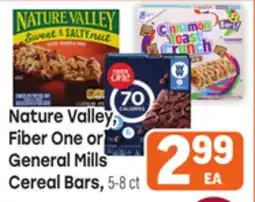 Tony’s Fresh Market Nature Valley, Fiber One or General Mills Cereal Bars offer