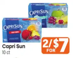 Tony’s Fresh Market Capri Sun offer