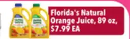 Tony’s Fresh Market Florida's Natural Orange Juice offer