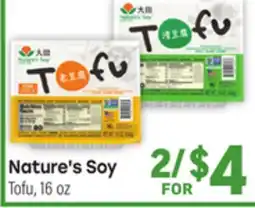 Tony’s Fresh Market Nature's Soy Tofu offer
