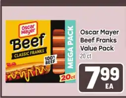 Tony’s Fresh Market Oscar Mayer Beef Franks Value Pack offer