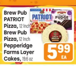 Tony’s Fresh Market Brew Pub PATRIOT Pizza, 12 Inch Brew Pub Pizza, 12 Inch Pepperidge Farms Layer Cakes, 19.6 oz offer