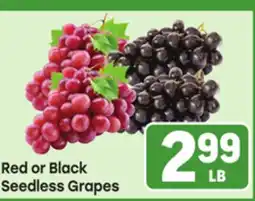 Tony’s Fresh Market Red or Black Seedless Grapes offer